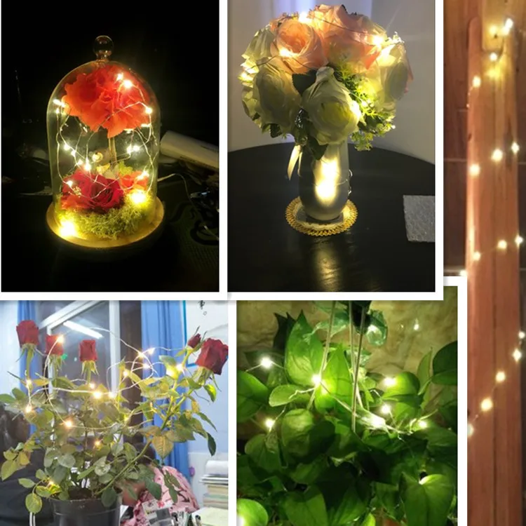 

2 Meters 20 lights Led Light String Button Battery Box String Light Cake Box Decoration Romantic Holiday Decoration Lantern