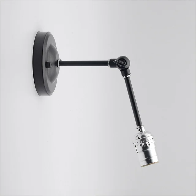 Retro Swing Arm Wall Lamp holder Wall Light Wall Mounted E27 Edison