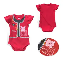 1 шт./лот с мультяшной пандой для младенцев Комбинезоны для малышек Одежда для новорожденных малышей Обувь для девочек одежда с героями
