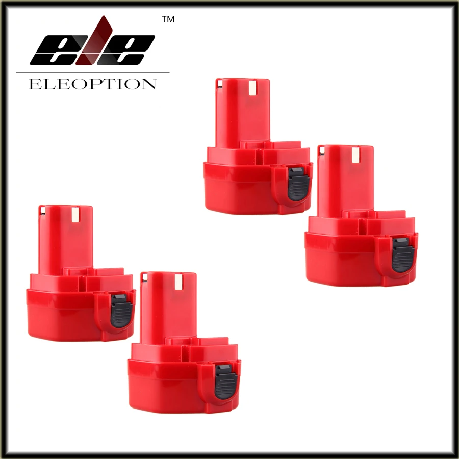 4x12 В 2000 мАч ni-cd Перезаряжаемые Батарея для Makita PA12 1220 1222 192681-5 1050D 5093d 4331d