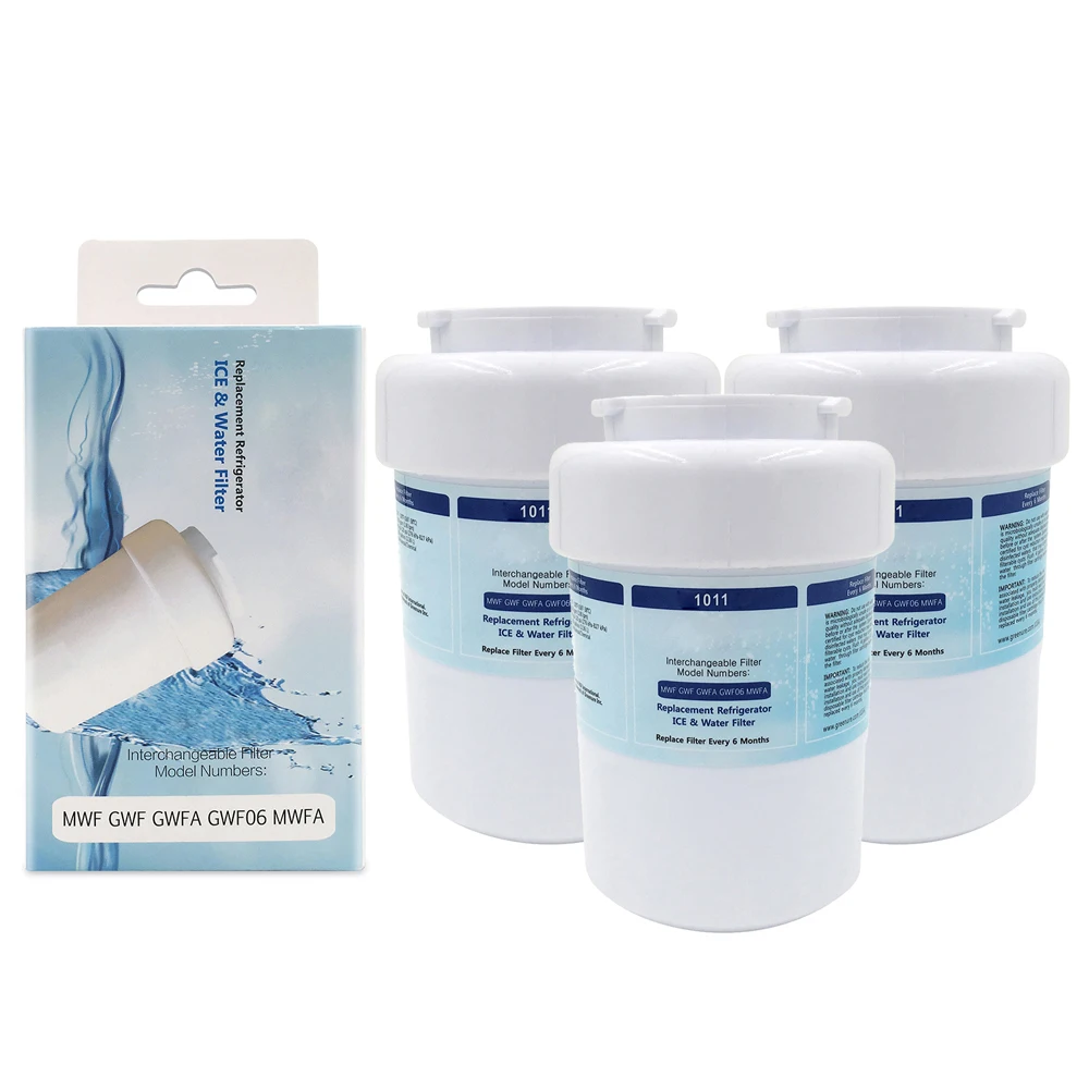 

Water Purifier Filter GRE1011 Refrigerator Water Filter Kitchen Activated Carbon Replacement for GE MWF MWFA 3 Pcs/lot