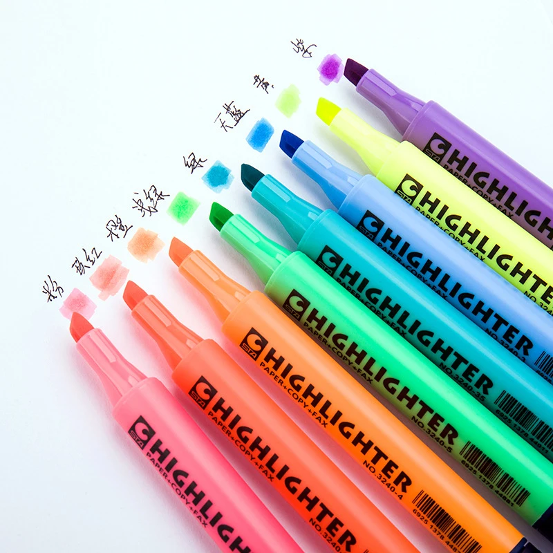 STA Highlighter Art Marker Pens Candy Colorful School Student