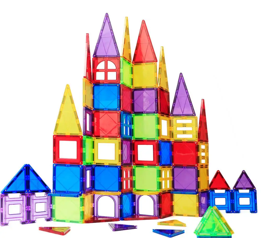 70Pcs BigSize Magnetic Building Blocks Toys For Children Magnets Kids Educational Construction Toy Birthday Present Holiday Gift | Игрушки и