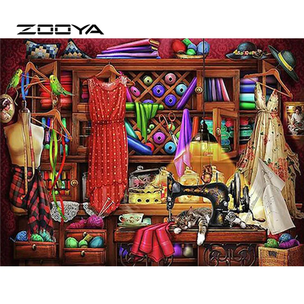 ZOOYA Diamond Painting Sale Diamond Embroidery Full Pack 3D DIY Kits