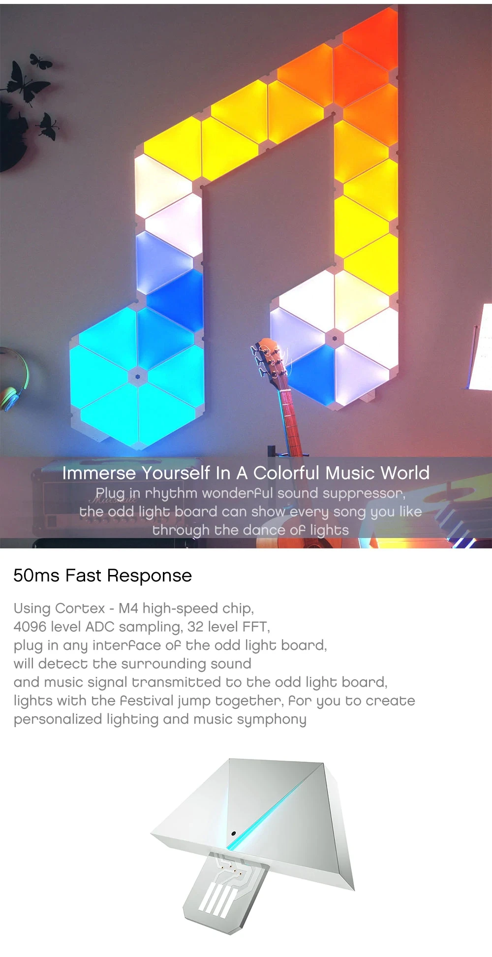 Xiaomi Nanoleaf полноцветный умный нечетный светильник для работы с Mijia Apple Homekit Google home настройка на заказ