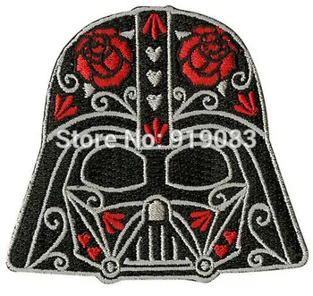 

3" Star Wars Red Rose Valentine Day The Force Awakens Patch Movie TV Series Cosplay Costume Embroidered Emblem iron on patch