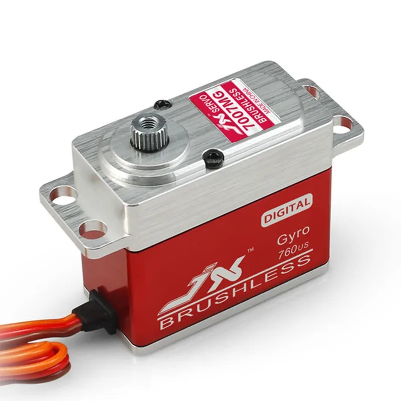 

JX BLS-HV7017MG 17KG High Precision Metal Gear CNC Aluminium Shell High Voltage Brushless Digital Standard Servo