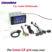 Liandlee автомобильная система Android для Lexus LX 470 2003~ 2007 радио Viedo стерео BT Камера gps навигационная карта навигация HD экран мультимедиа