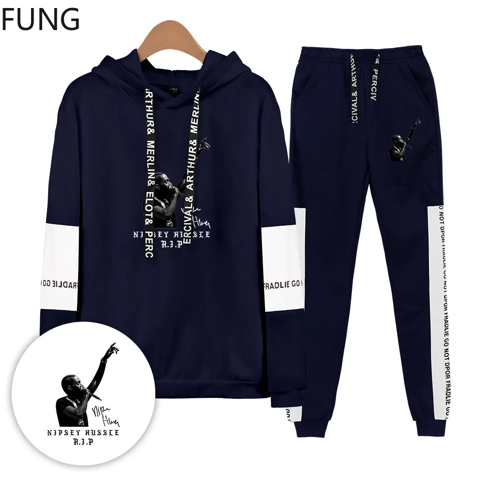 Nipsey Hussle Men/Woman Hoodies Sweatshirts and Sweatpants Hot Sale Rapper Casual Hip Hot Two Piece Set Hooded men sweatsuits Nipsey Hussle Men/Woman Hoodies Sweatshirts and Sweatpants Hot Sale Rapper Casual Hip Hot Two Piece Set Hooded men sweatsuits