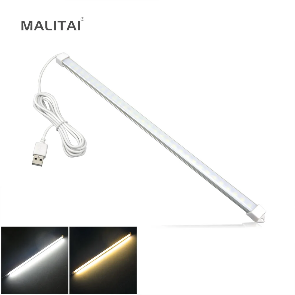 

1Pcs DC 5V Portable USB LED Desk lamp 30LEDs Tube Rigid LED Strip Hard Bar lights For Night Book Reading lighting Bulb