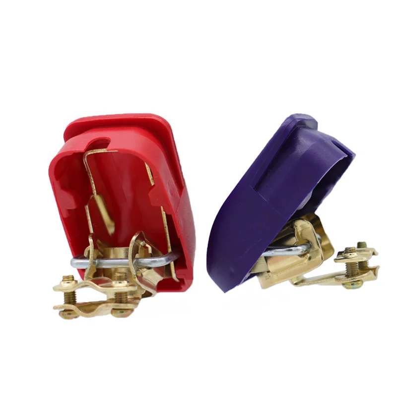 Pair 12V клеммы автомобильного аккумулятора зажимы соединителя быстросъемный
