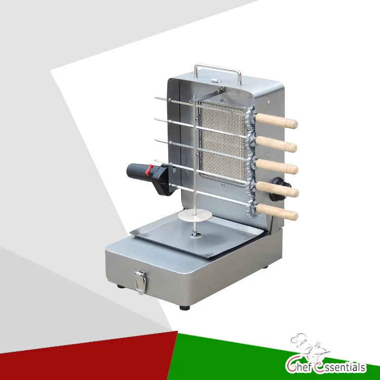 RG02 из нержавеющей стали Портативный газа кебаб машина мини-гриль машины
