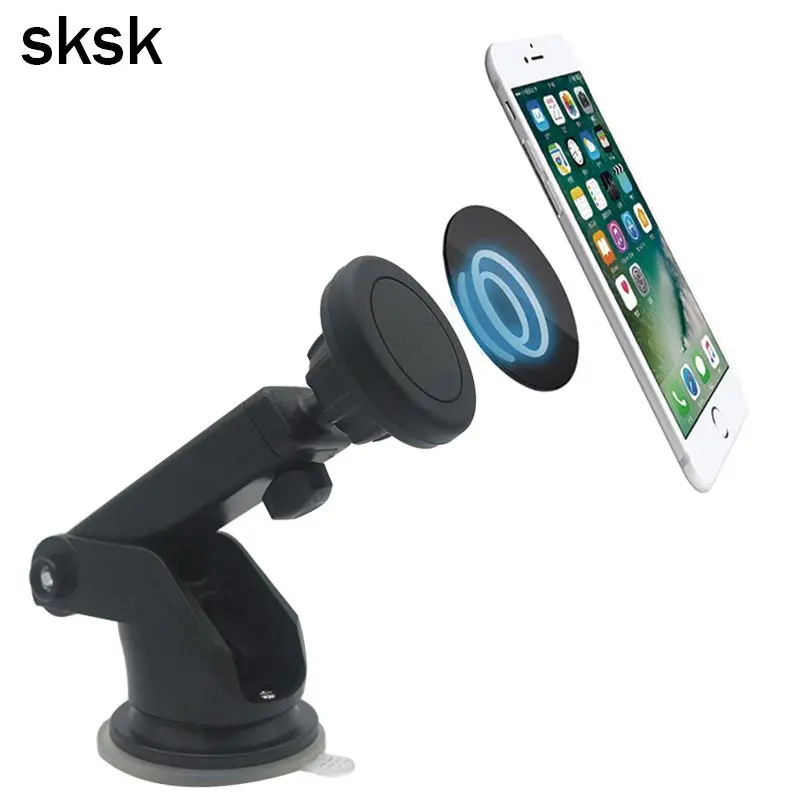 Магнитный держатель для телефона на лобовое стекло SKSK iPad iPhone 7 8 Plus X Samsung |