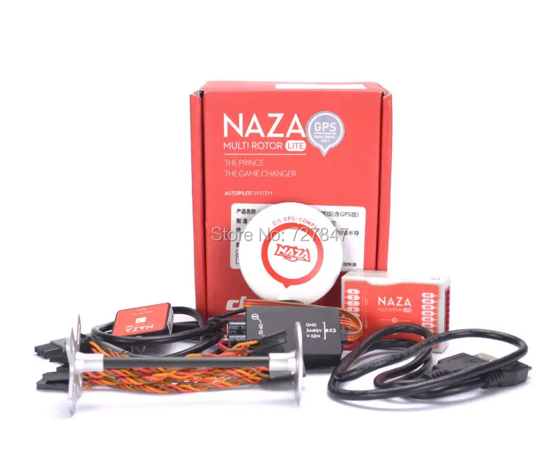 

Naza M Lite Multi Flyer Version Flight Control Controller w/ PMU Power Module & LED &Cables & GPS & stand holder