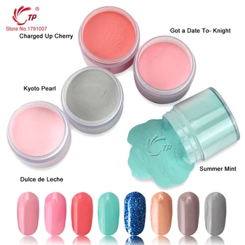 

TP 28g 1oz Nail Art Dipping Powder No lamp Cure Air Dry Christmas Mint Light Color Series Acrylic System Dip Powder Decoration