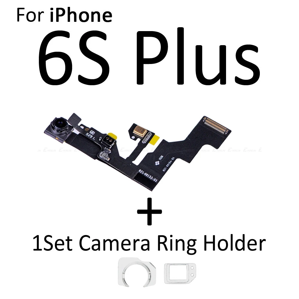 Световой датчик приближения микрофонный гибкий кабель для iPhone 4 4S 5 5C 5S SE 6 6S Plus с держателем кольца для фронтальной камеры