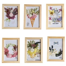 Несколько дома пластиковые деревянные рамки для фото