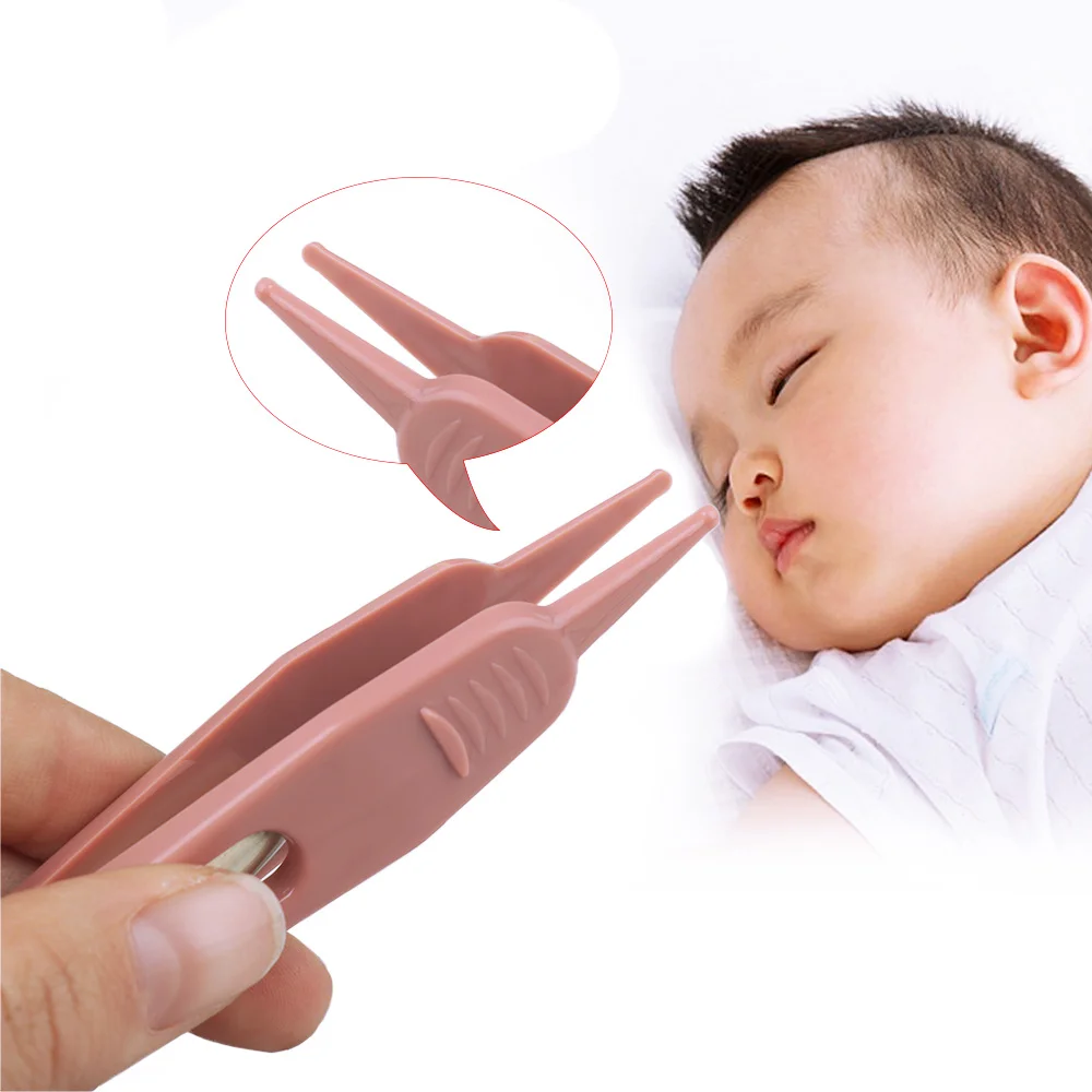 

LED Baby Cleaning Tweezer Ear Cleaner Tools Ear Nose Pick Navel Cleaner Remover Plastic LED Light Forcep Body Care