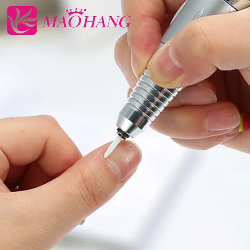 Hot Ceramic Nail Drill Bit 3/32'' for Nail Art Machine Cuspidal Grinding Stone Head for Electric Manicure Drills Nail Art Tools 2