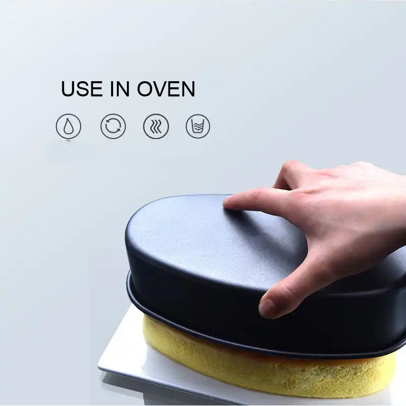 Oval Shape Nonstick Baking Tray Bread Loaf Mold Cheese Cake Tin Cake Pan Kitchen