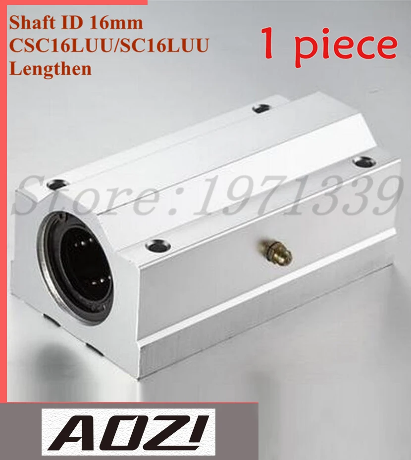 

Linear Ball Bearing SCS16LUU/SC16LUU Linear Motion Ball Slide Units For 16 mm Linear Shaft Optical Axis Lengthen Box Style