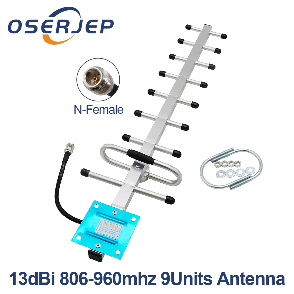 13dbi 9 Unit 806 960 Mhz External Outdoor Yagi Antenna