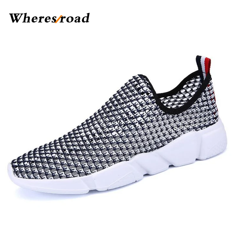 

2017 Mesh Men's Breathable Super Light Weight Shoes Men Autumn Slip-on Sneaker Timber Star Walking Shoes Dropshipping