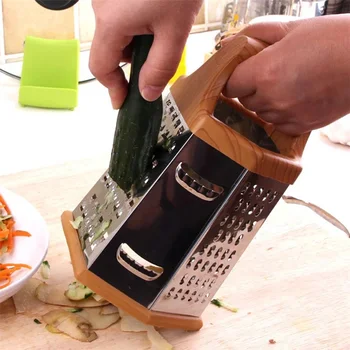 

Multi-Function Six-Sided Cutting Grater Creative Home Kitchen Labor-Saving Grinding Planer Practical Six-Sided Cutting Device