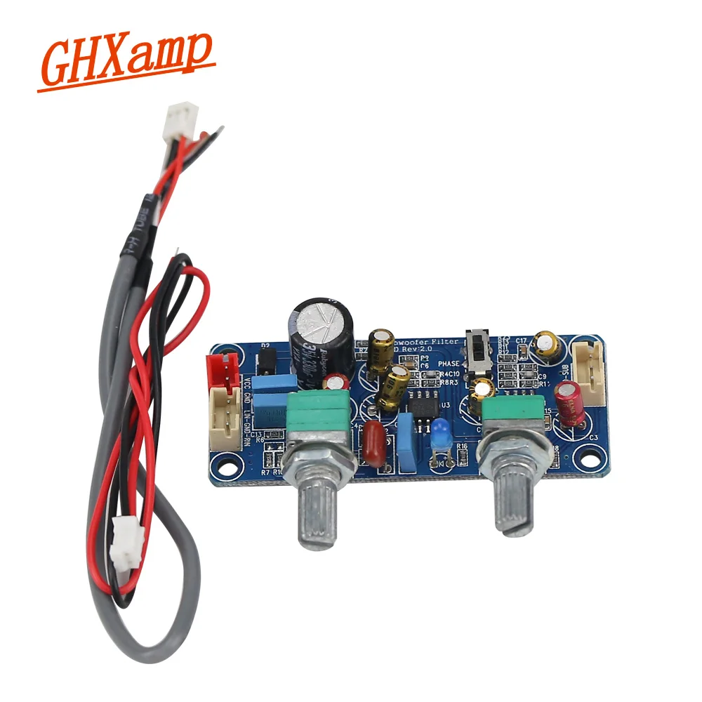 Ghxamp Subwoofer Preamplifier Low Pass Filter Board Home Car Speaker Preamp Use Dual Channel Single Power 9 32V huismerk kopen in de aanbieding Ghxamp Subwoofer Preamplifier Low Pass Filter Board Home Car Speaker Preamp Use Dual Channel Single Power 9 32V huismerk kopen in de aanbieding