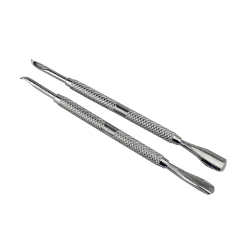 

4Pcs Stainless Steel Cuticle Remover Double Sided Finger Dead Skin Push Nail Cuticle Pusher Manicure Nail Uv Gel Polish Remover