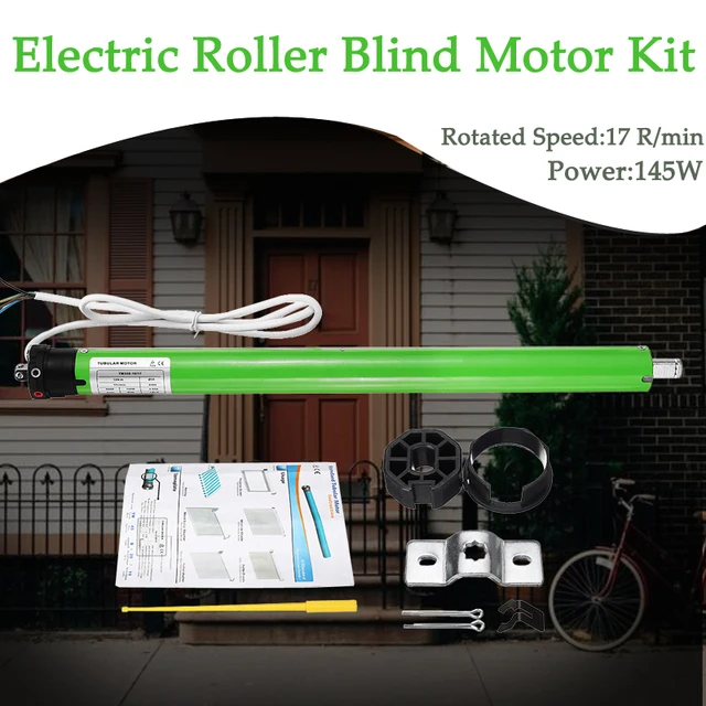 High Quality TM35S 220V Tubular Motor Roller Shade Electric Curtain Motorized Rolling Blind Shutter Mayitr Anti-theft Window