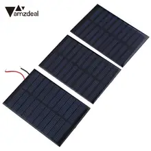 AMZDEAL 5 в 0,8 Вт 160ма солнечная панель Батарея модуль зарядного устройства Сделай Сам ячейка лодка домашняя солнечная панель портативный источник питания
