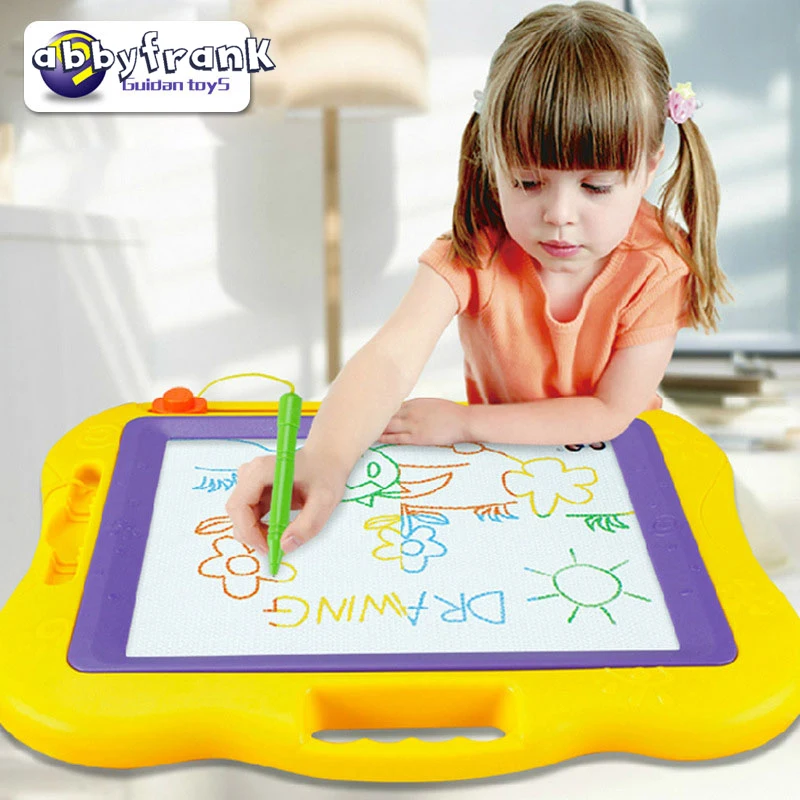 Online Abbyfrank 44 cm * 38 cm Magia Pittura Tavolo Da Disegno Magnetico Con Magic Pen Giocattoli Kindergarten Prescolare Riutilizzabile Giocattolo Creativo