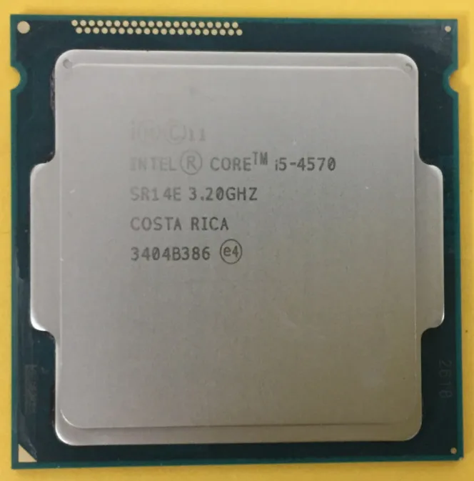 cpu gaming Intel Core I5 4570  i5 4570 3.2GHz 6MB Socket LGA 1150 Quad-Core CPU Processor SR14E i5-4570 most powerful processor