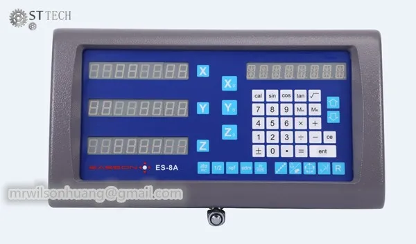 Easson ES-8A полный набор токарный станок или мельница 3 оси DRO цифровой индикации включая 3 шт. easson линейные весы с бесплатной доставкой