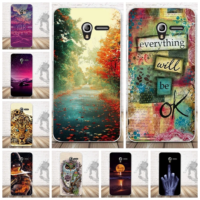 

For Alcatel One Touch Pixi 3 4.0 inch 4013D 4013X Case Soft TPU Back Cover for Alcatel One Touch Pixi 3 4.0" Protective Case