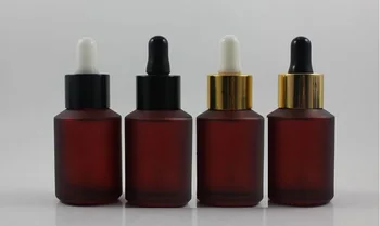 

wholesales,300pcs /lot 30ml rose red frosted round dropper bottle,dropper container,essentical oil bottle,glass dropper bottle