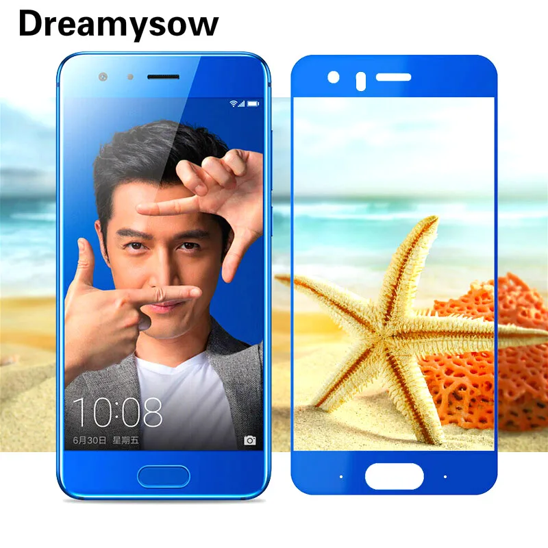 

Full Cover Tempered Glass For Huawei Honor 9Lite 9H Toughened Glass For Honor 9Lite Screen Protector Black & White & Blue & Gray