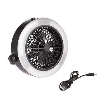 

3-in-1 LED Camping Light and Fan LED Headlamp Flashlight USB Charging Multi-function Tent Fans Camping Lamp Lights