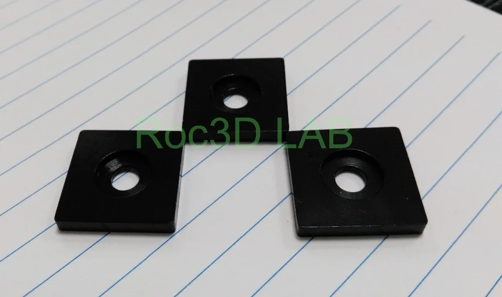 

[SKU 630] Black oxide End Cap bracket 20*20 for v-slot extrusions profile 50pcs Free Shipping