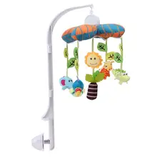 Baby Infant Rattles Develop Intelligence Toys Plush Bed Wind Chimes Rattles Crib Hanging Bells Mechanical Music Box