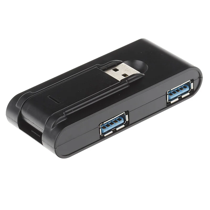 A Ausuky 4 портовый высокоскоростной USB концентратор с поворотом на 180 градусов