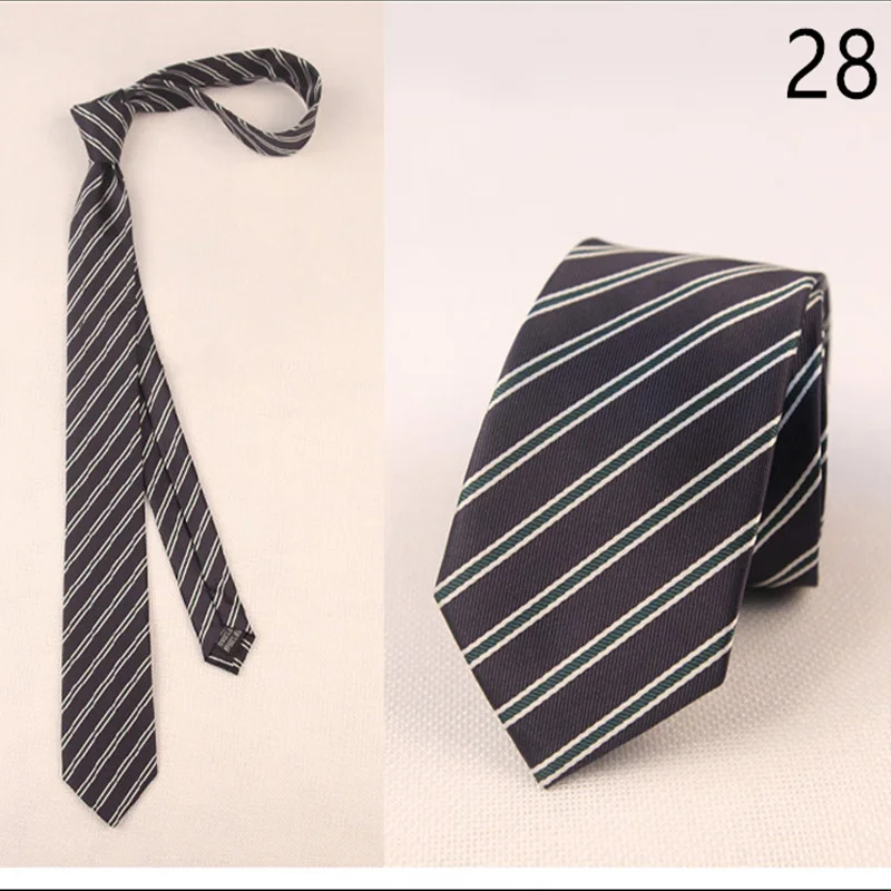 Высококачественный 1200 игла полиэстер галстук корейский Узкий Тонкий Повседневный 6 см деловой Свадебный галстук клетчатый галстук бизнес - Цвет: 6028