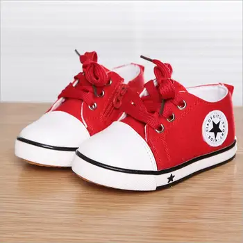 

New Baby Shoes Breathable Canvas Shoes 0-3 Years Old Boys Shoes 4 Color Comfortable Girls Baby Sneakers Kids Toddler Shoes