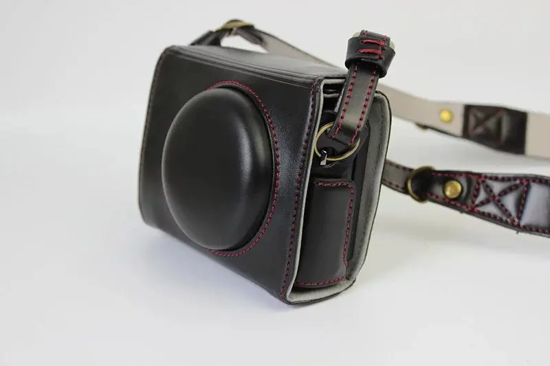Роскошные кожаные Камера чехол для Canon Powershot G7X Mark 2 G7X II G7X2 цифровой Камера из искусственной кожи чехол для камеры + ремень