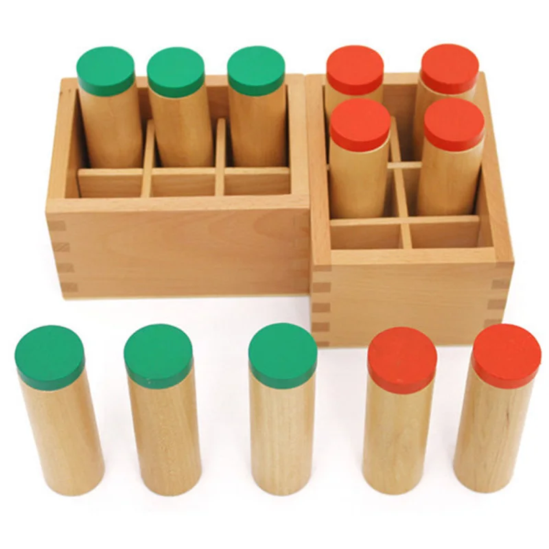 

NEW Baby Toys Montessori Sound Boxes Wooden Toys Sound Barrels Infant Early Head Start Training Educational Child Gift