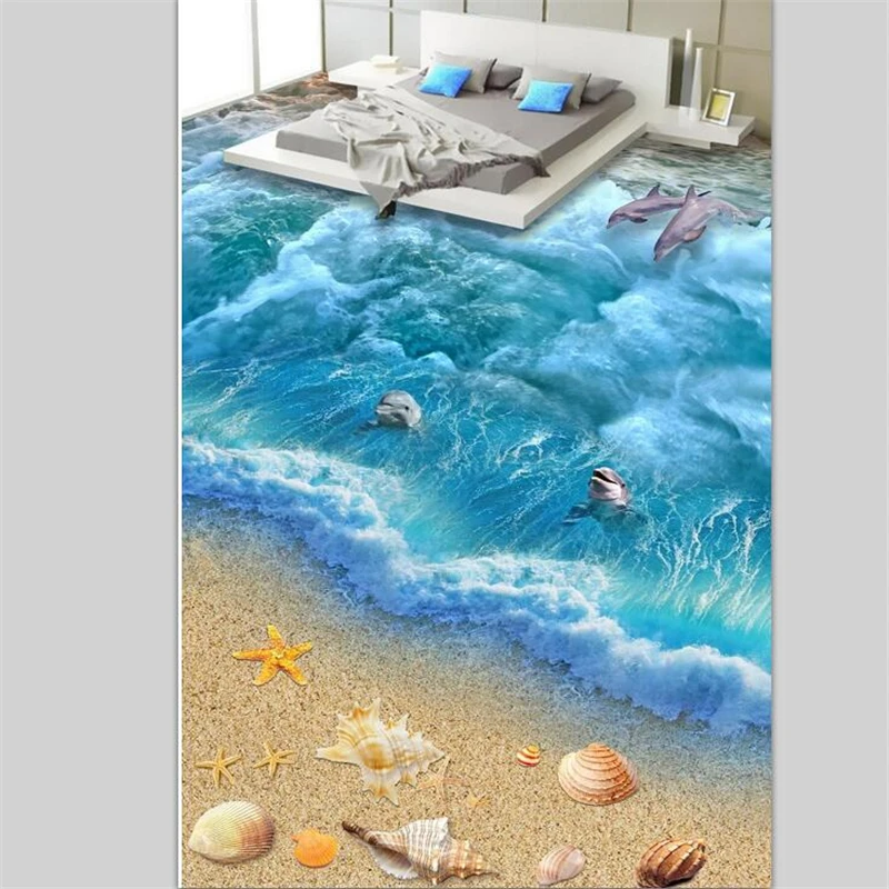 beibehang Custom 3D flooring stickers Ocean World Flooring Room living room bedroom flooring pictures papel de parede 3d mural beibehang Custom 3D flooring stickers Ocean World Flooring Room living room bedroom flooring pictures papel de parede 3d mural