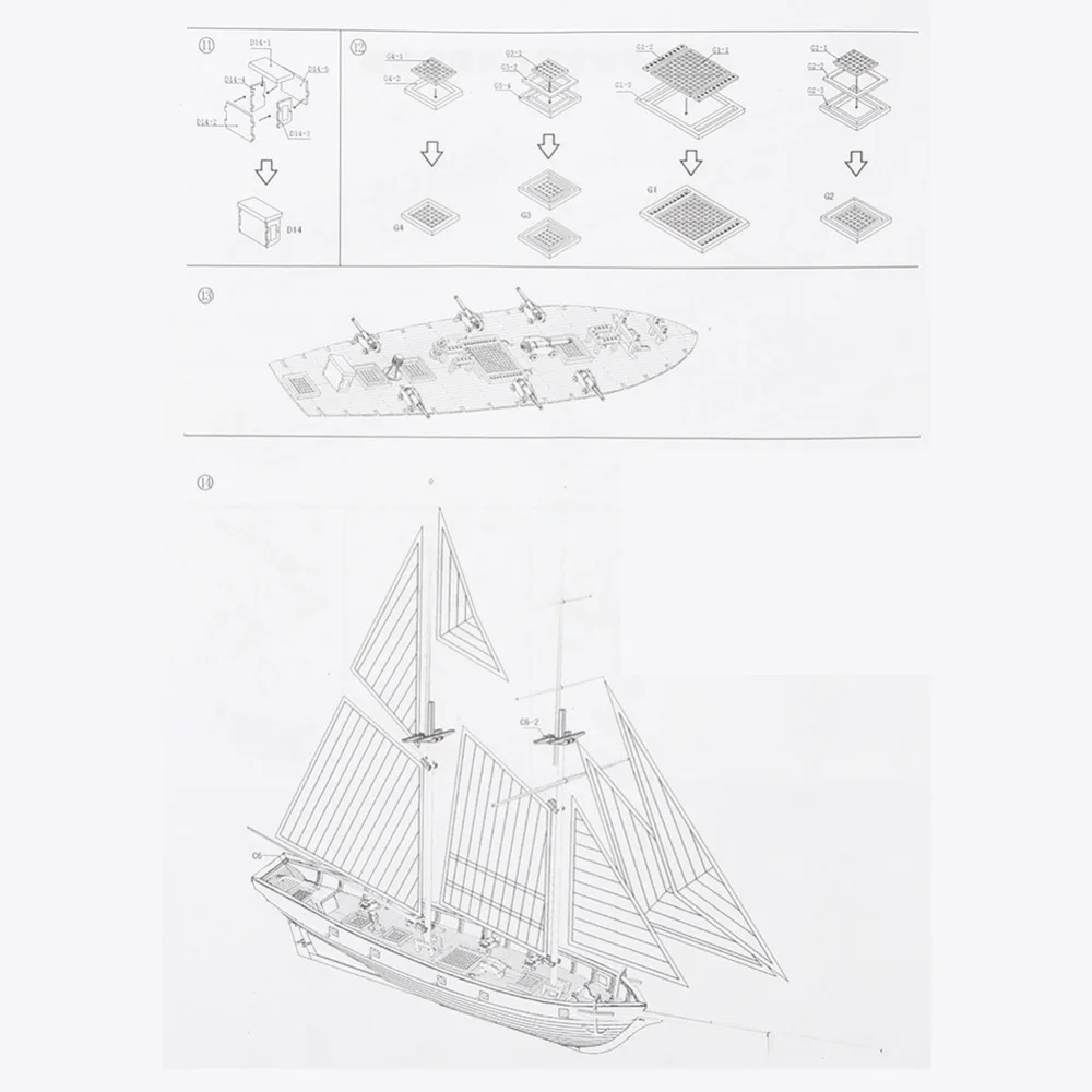 Tanie Klasyka antyczny pancernik drewniany Model zestawy Model 1840 Harco drewniane do montażu żaglowiec DIY klasyczny Model żeglarski