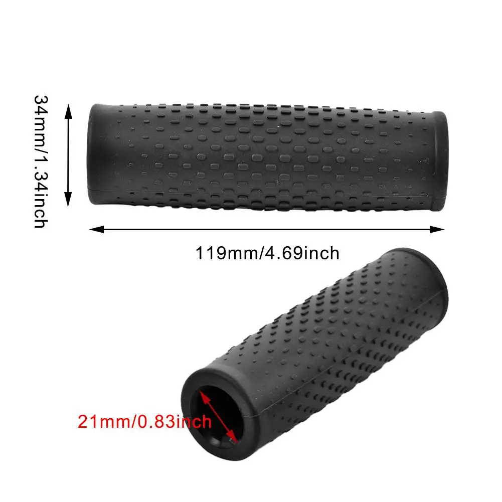 2PCS Scooter Silicone Handlebar Grips Anti-skid Soft Rubber Bar Grips for Xiaomi Scooter M365 Accessories