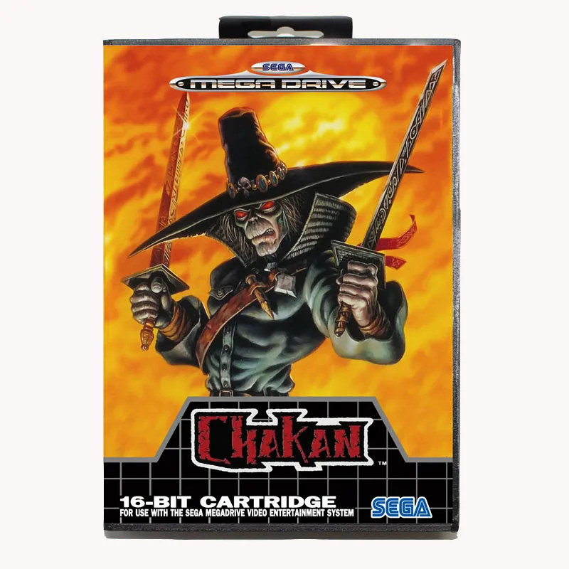 Chakan 16 бит для Genesis MD игровая карта с коробкой для sega Mega Drive для Genesis